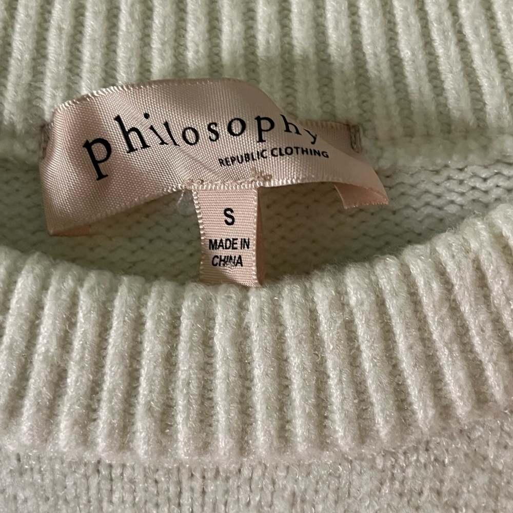 Philosophy Sweater Size Small - Picture 2 of 8